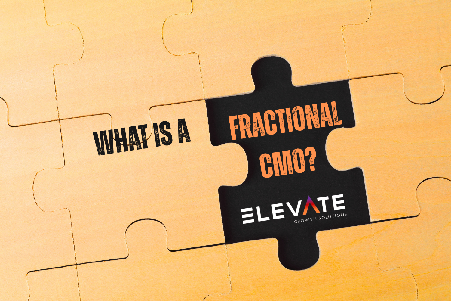 What is a Fractional CMO – and when does your business need one?